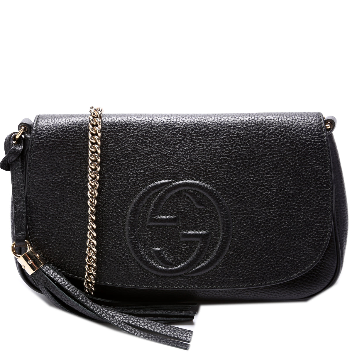 100% Authentic Gucci GG Soho on Chain Crossbody Shoulder Bag