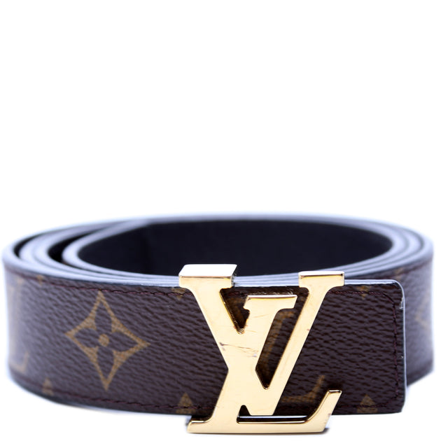 Louis Vuitton Damier Graphite LV Initiales Belt Size 110/44
