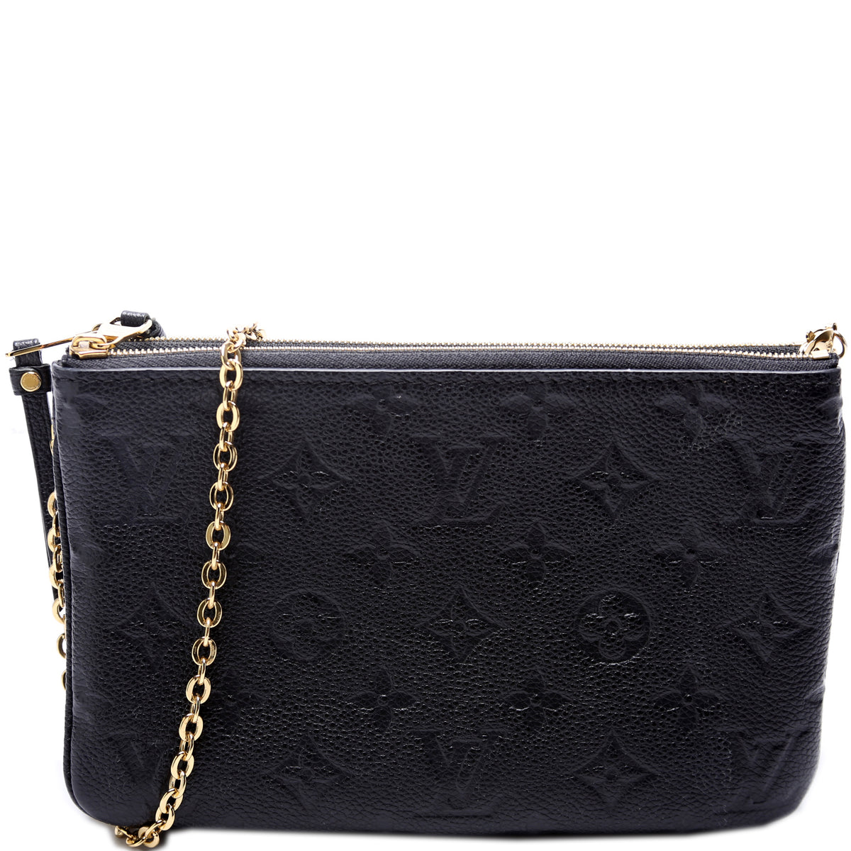 Double Zip Pochette Empreinte – Keeks Designer Handbags