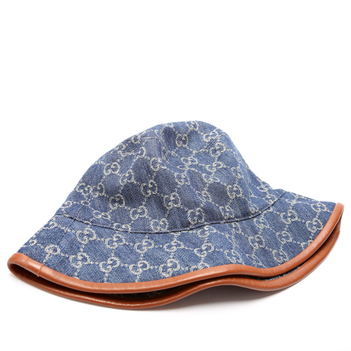 GG Denim Bucket Hat Size M – Keeks Designer Handbags