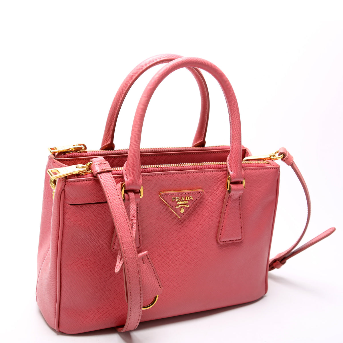 Prada galleria clearance bag pink