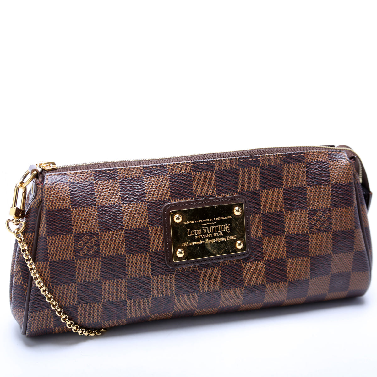 Lv damier online clutch