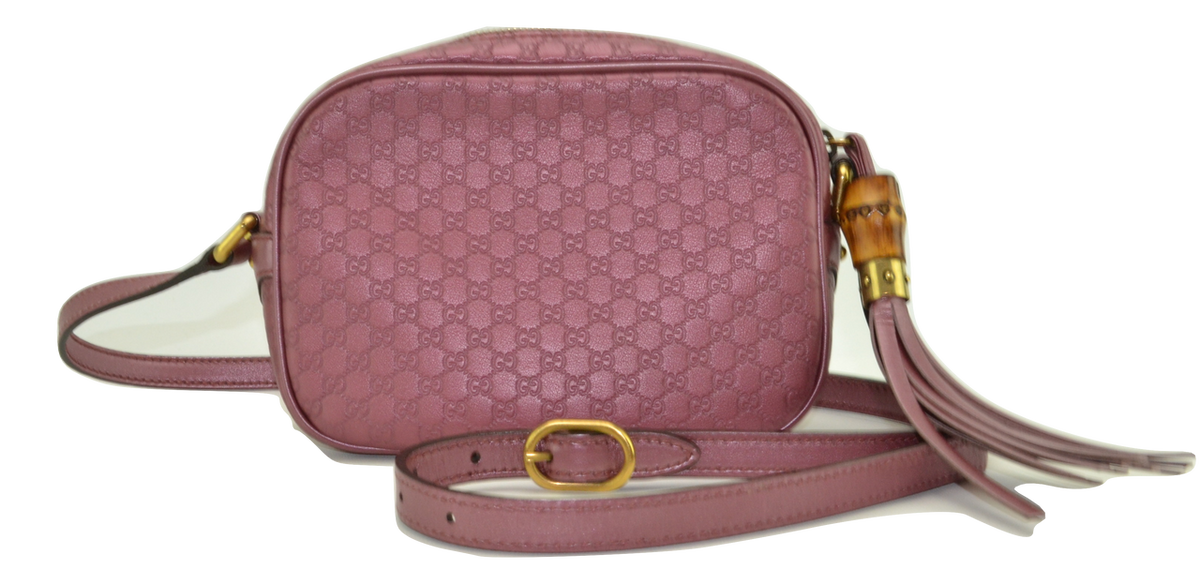 GUCCI ボディバッグ ピンク Gucci Metallic Pink Cross Body (309538)