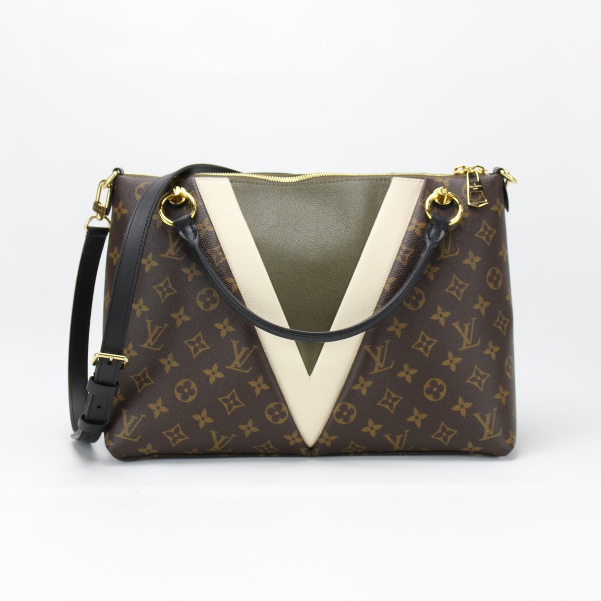 V Tote MM 2-Tone Monogram