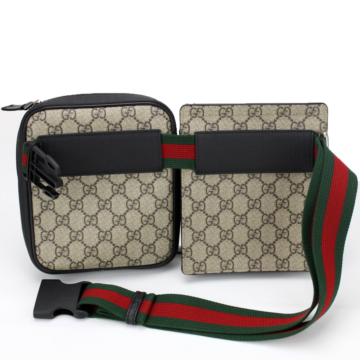 GUCCI GG Supreme Canvas Belt Bag Beige 450956