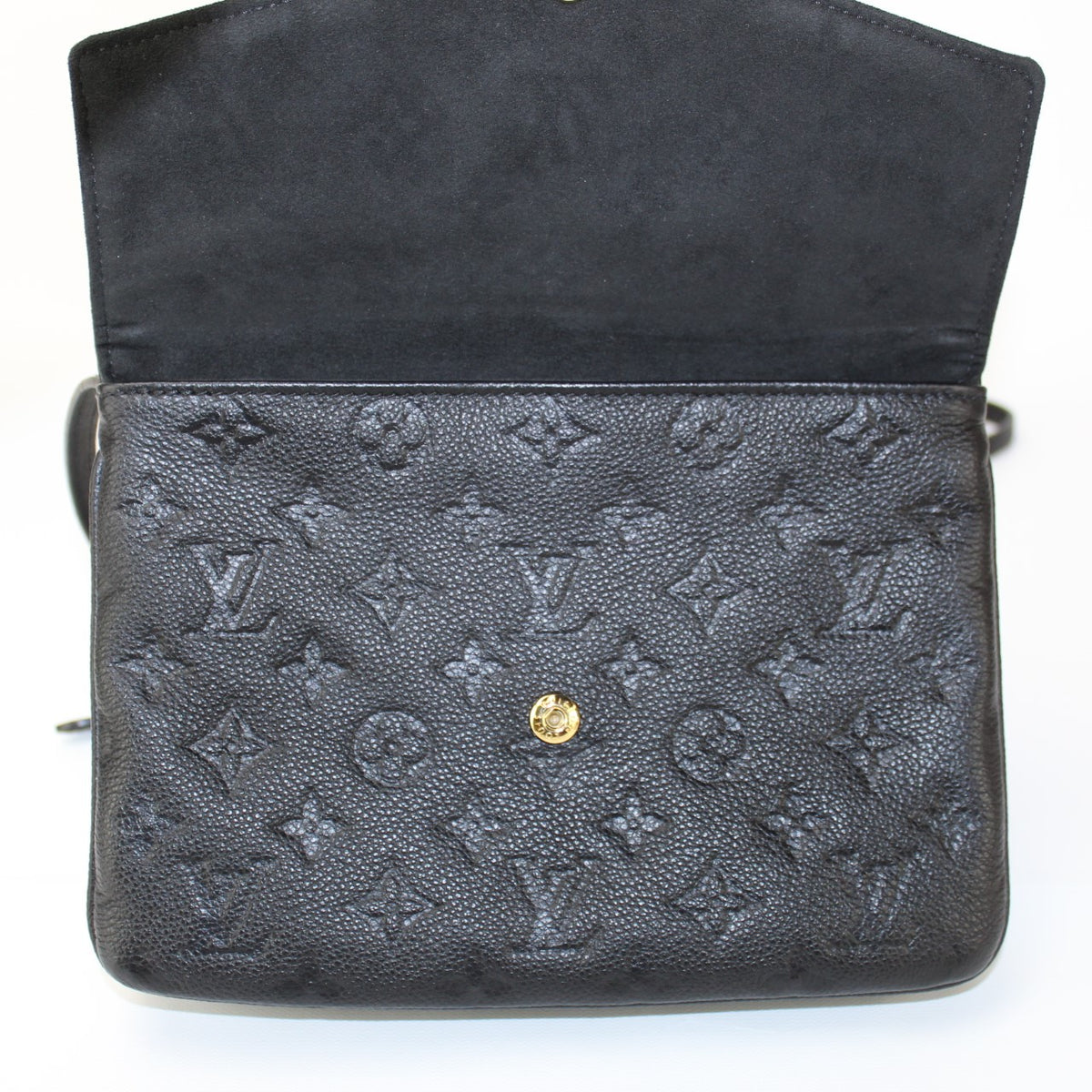 Louis Vuitton Monogram Empreinte Leather Black Noir Twice/Twinset