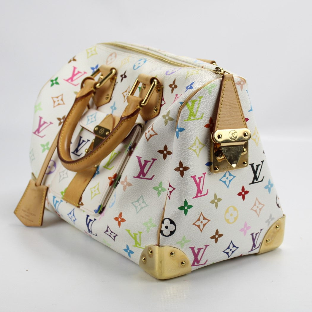 Louis Vuitton Multicolor Speedy 30 - White Handle Bags, Handbags -  LOU116900