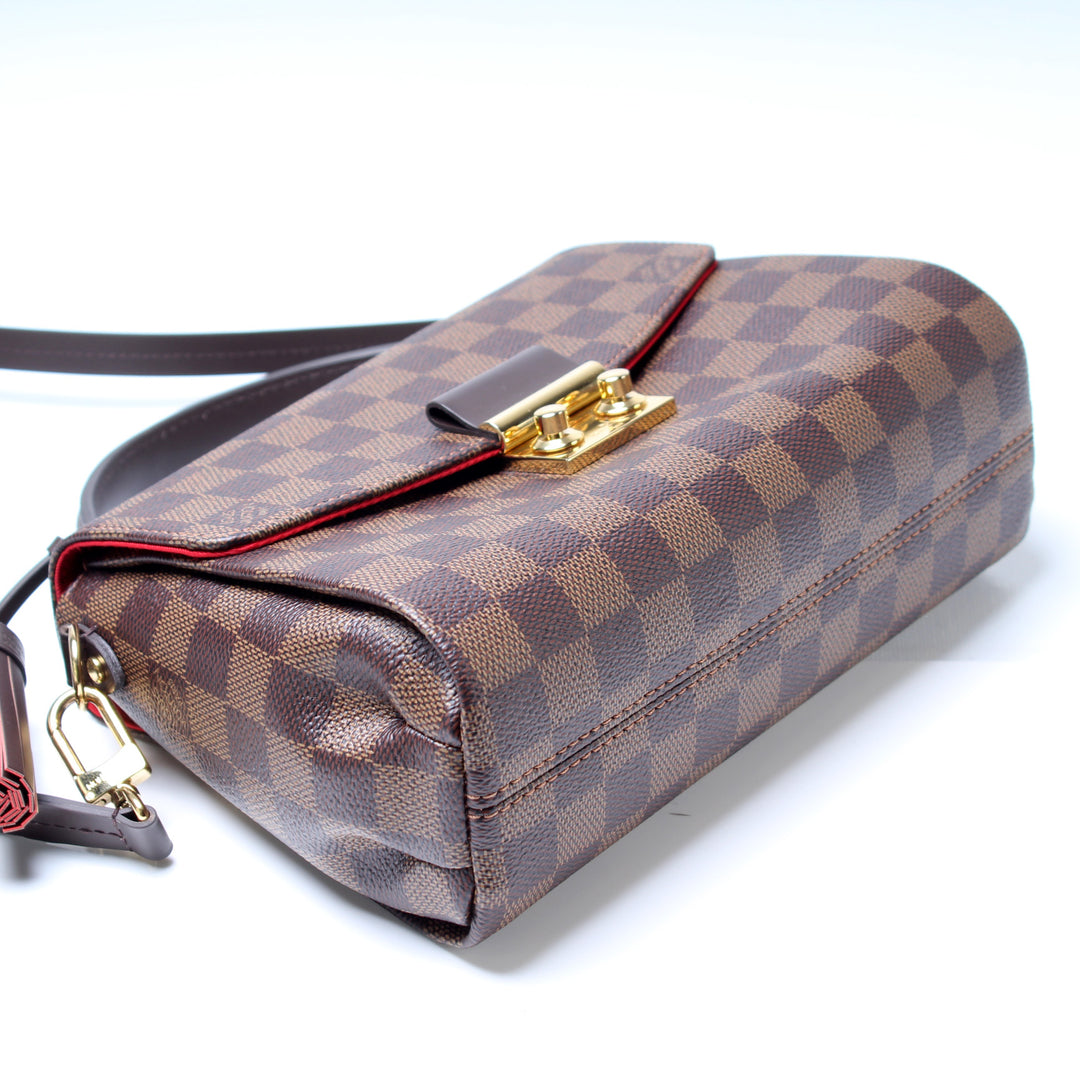 404◎LOUIS VITTON Croisette Damier Ebene