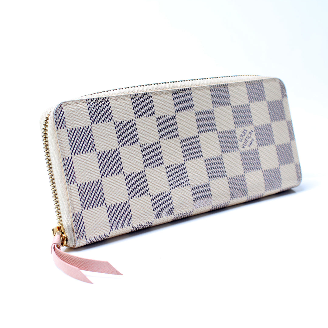 【国内発送】CLEMENCE WALLET DAMIER AZUR CANVASセール Clémence Wallet Damier Azur - Women - Small Leather Goods