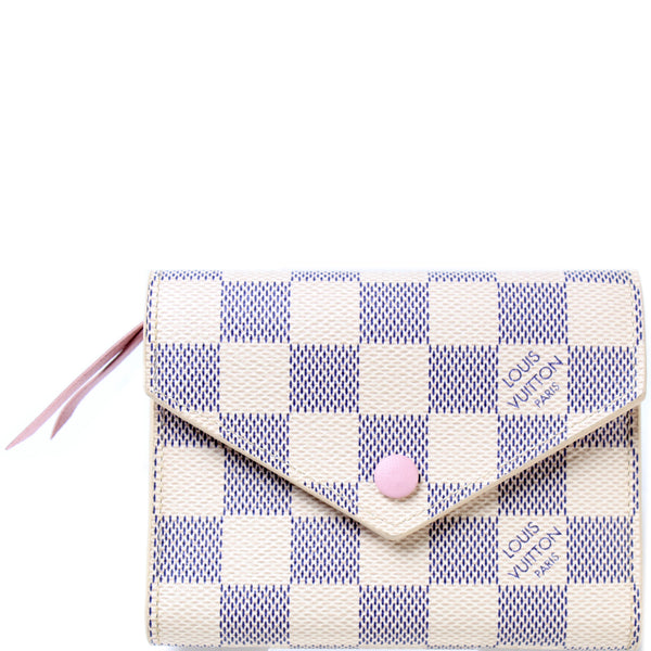 よ*ん様 Louis Vuitton Victorine Damier Azur Victorine Wallet Damier Azur Canvas - Wallets and Small