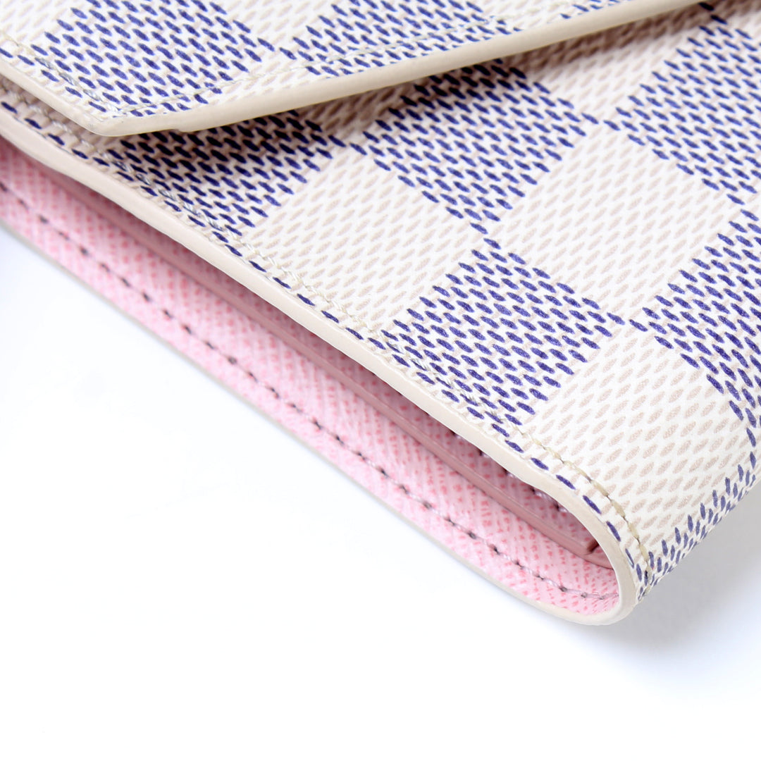 よ*ん様 Louis Vuitton Victorine Damier Azur Victorine Wallet Damier Azur