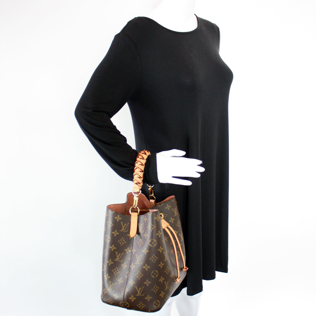 Neonoe Handbag Louis Vuitton Neonoe Braided Handle Neonoe Braided