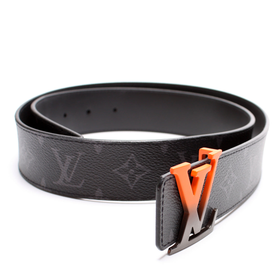 Spray LV Initiales 40MM Reversible Monogram Eclipse Belt Size 95/38