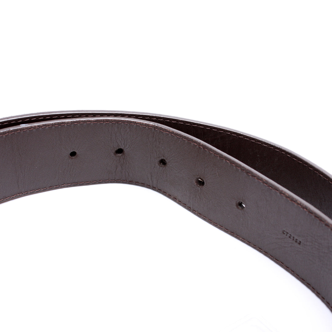 LV Initiales 40MM Damier Ebene Belt Size 95/38