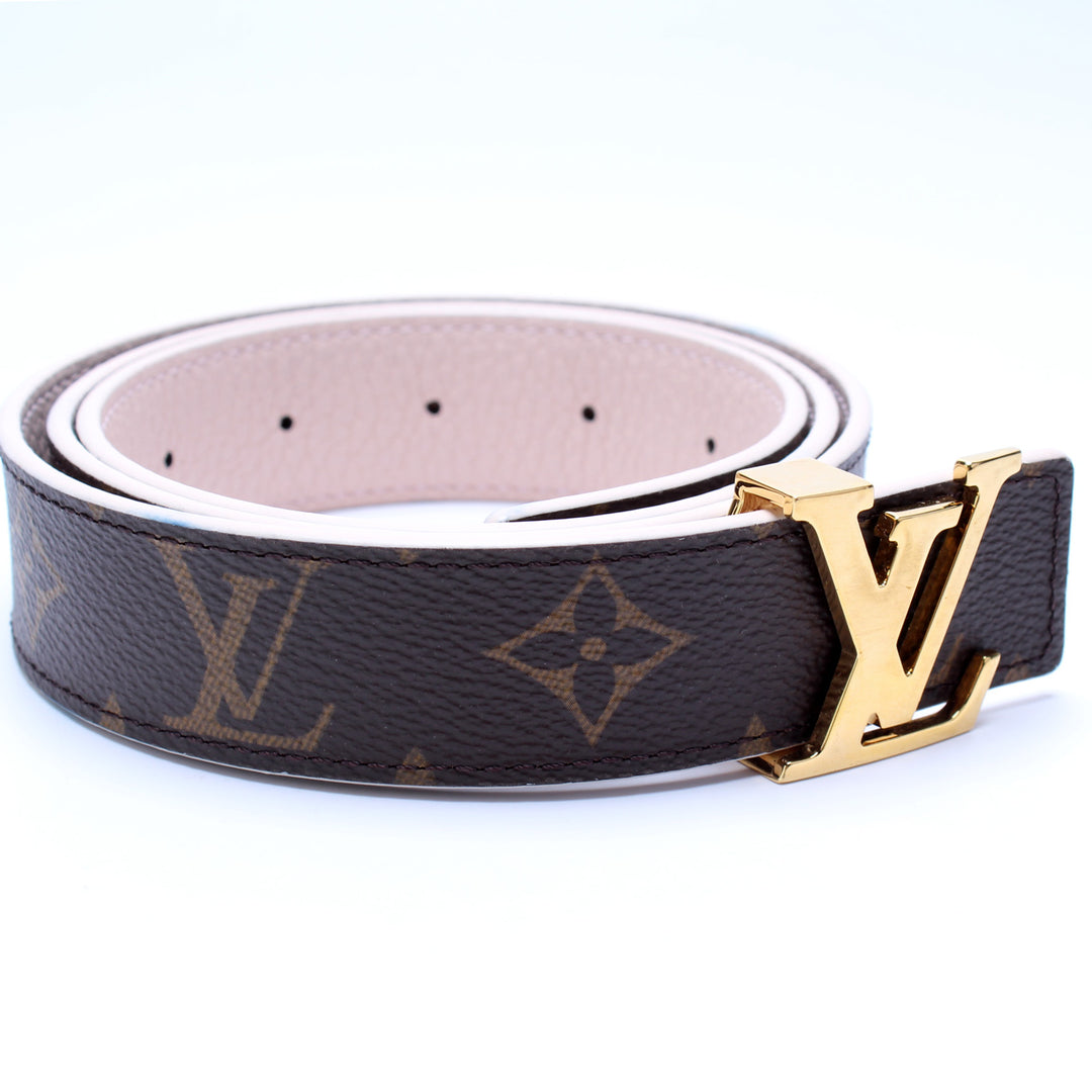 Louis Vuitton Initiales 30 MM Monogram Canvas Belts 90/36 Louis Vuitton Monogram 30mm LV Initiales Reversible Belt 90  main image 3