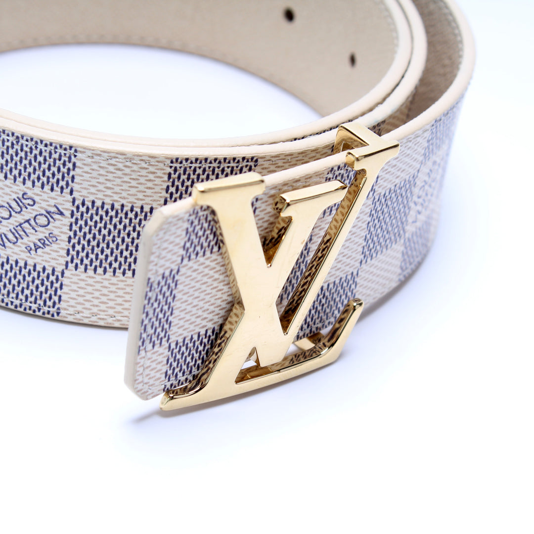 LV INITIALES 40MM REVERSIBLE BELT-  Damier Azur - SIZE 85cm Louis Vuitton | Accessories | Lv Initiales 4mm Reversible  main image 2