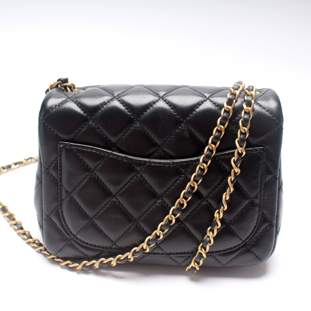 【未開封】CHANEL ALLURE100 Classic Flap Mini Pearl Crush SQ 31M