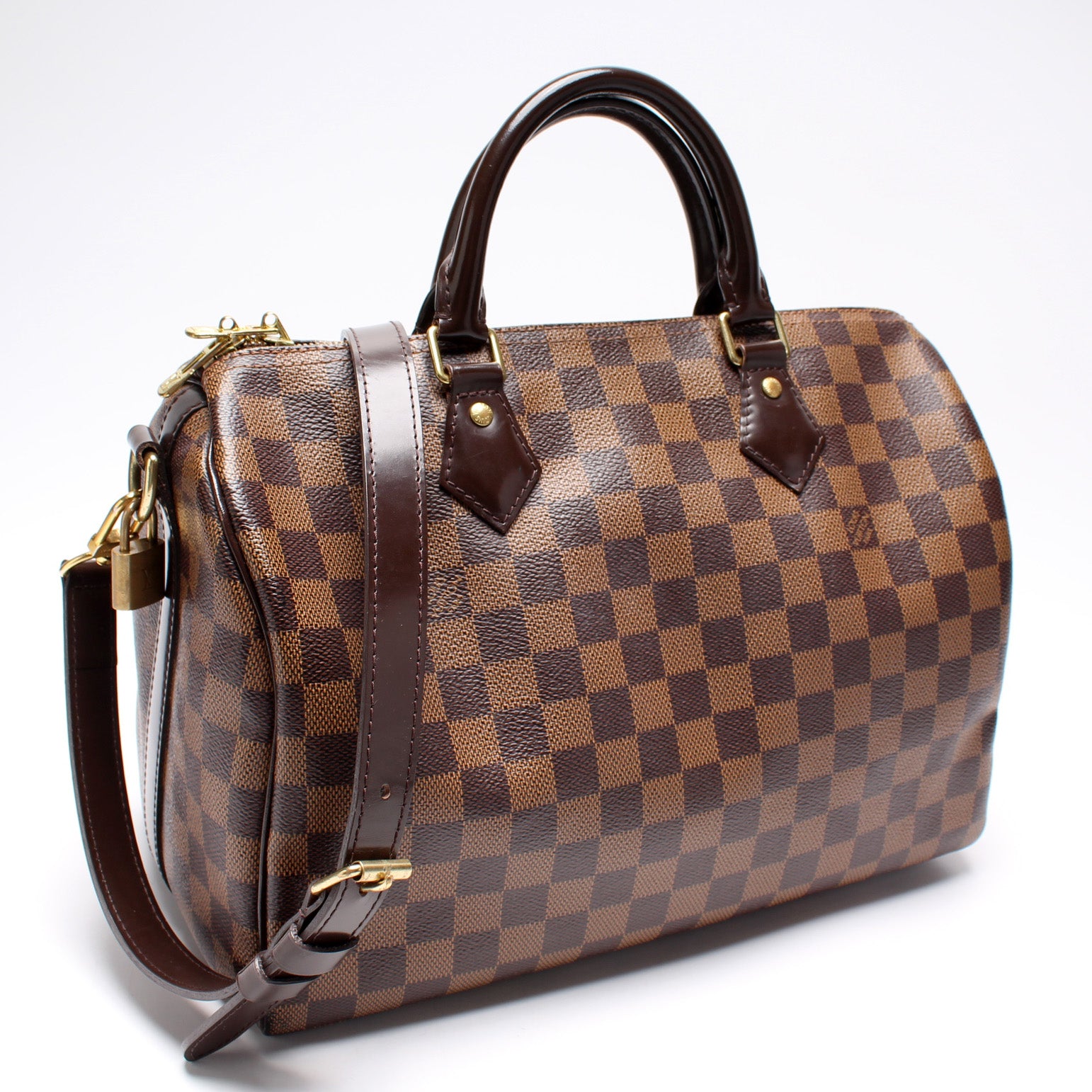 Speedy 30 Bandouliere Damier Ebene