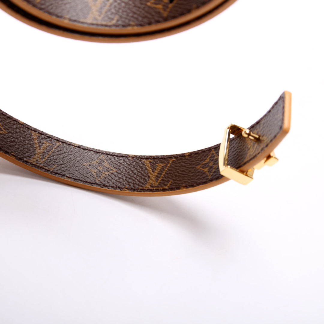 LV Iconic 20MM Reversible Monogram/Leather Belt Size 75/30 display picture 1