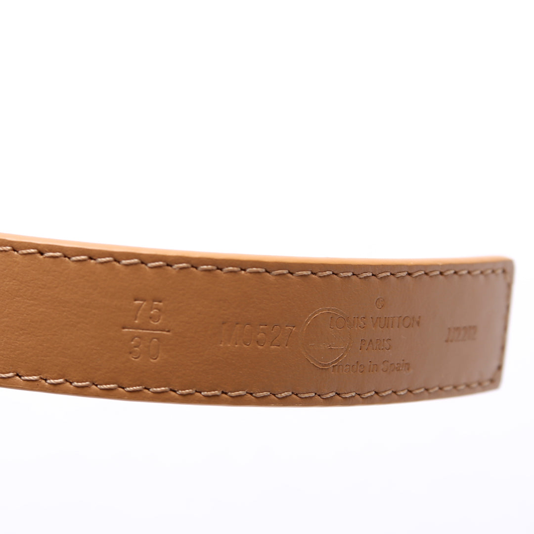 LV Iconic 20MM Reversible Monogram/Leather Belt Size 75/30