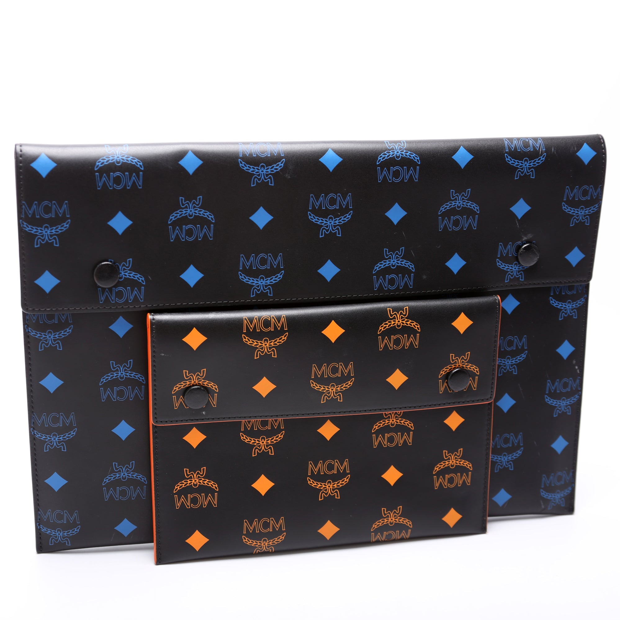 Trio Pouch Visetos Color Splash Leather