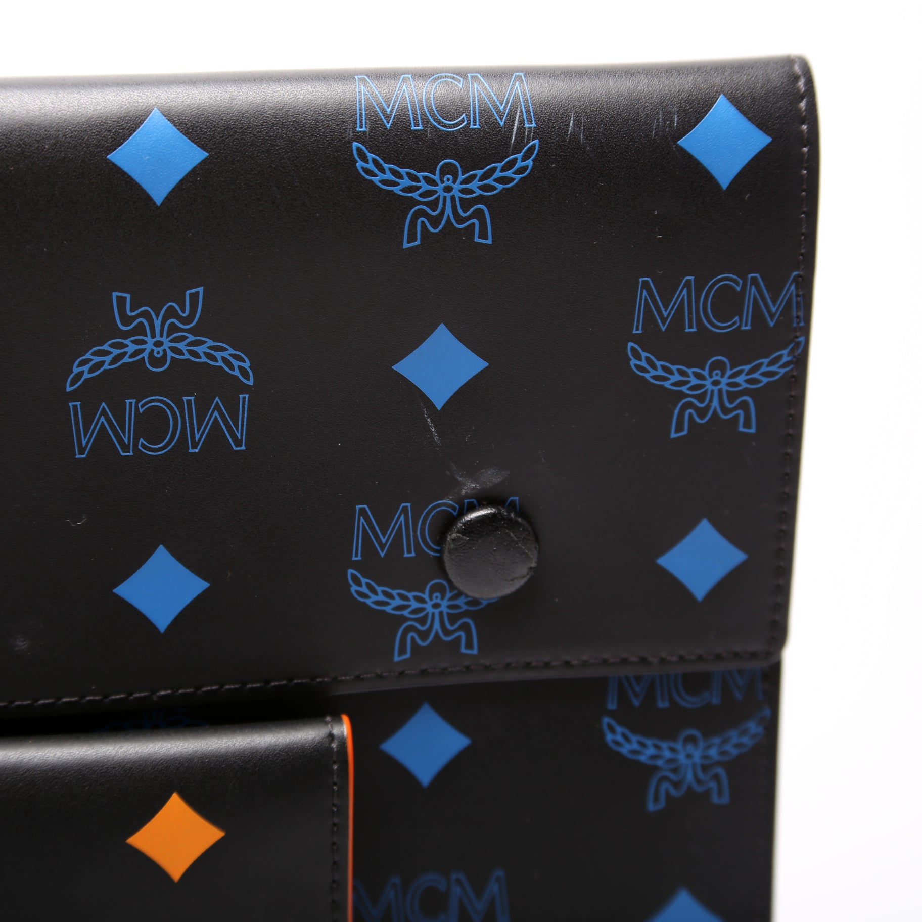 Trio Pouch Visetos Color Splash Leather