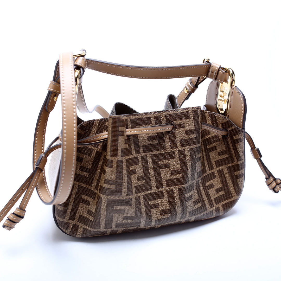 Zucca Coated Canvas Mini Pomodorino Bucket Bag