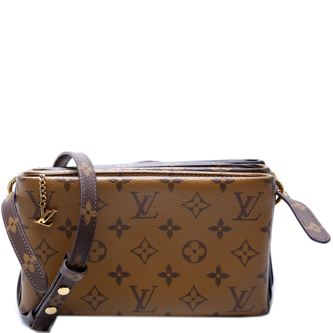 LV3 Pouch Monogram / Leather / Reverse Monogram