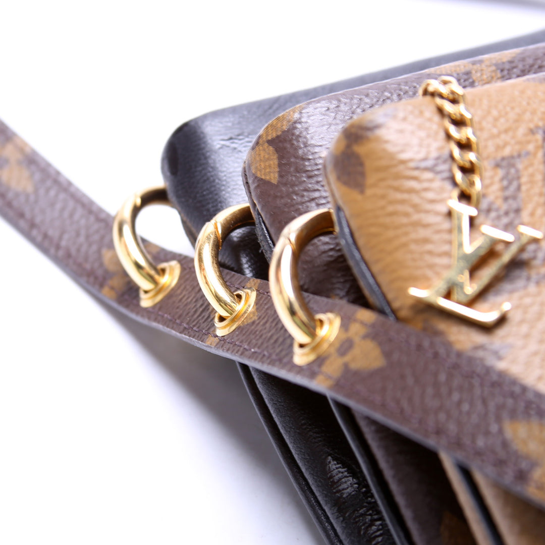LV3 Pouch Monogram / Leather / Reverse Monogram