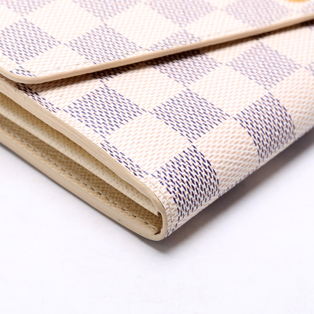 Sarah Wallet Damier Azur Newer