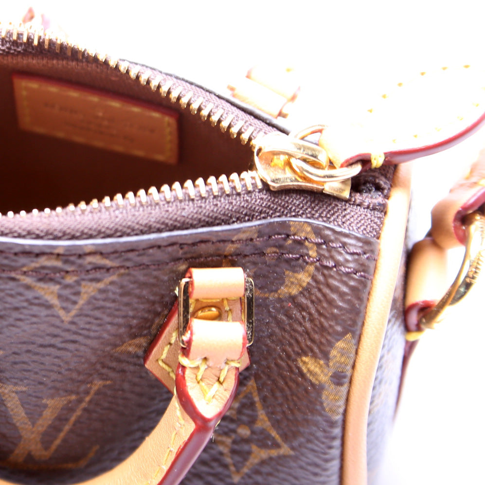 Micro Speedy Bag Charm Monogram