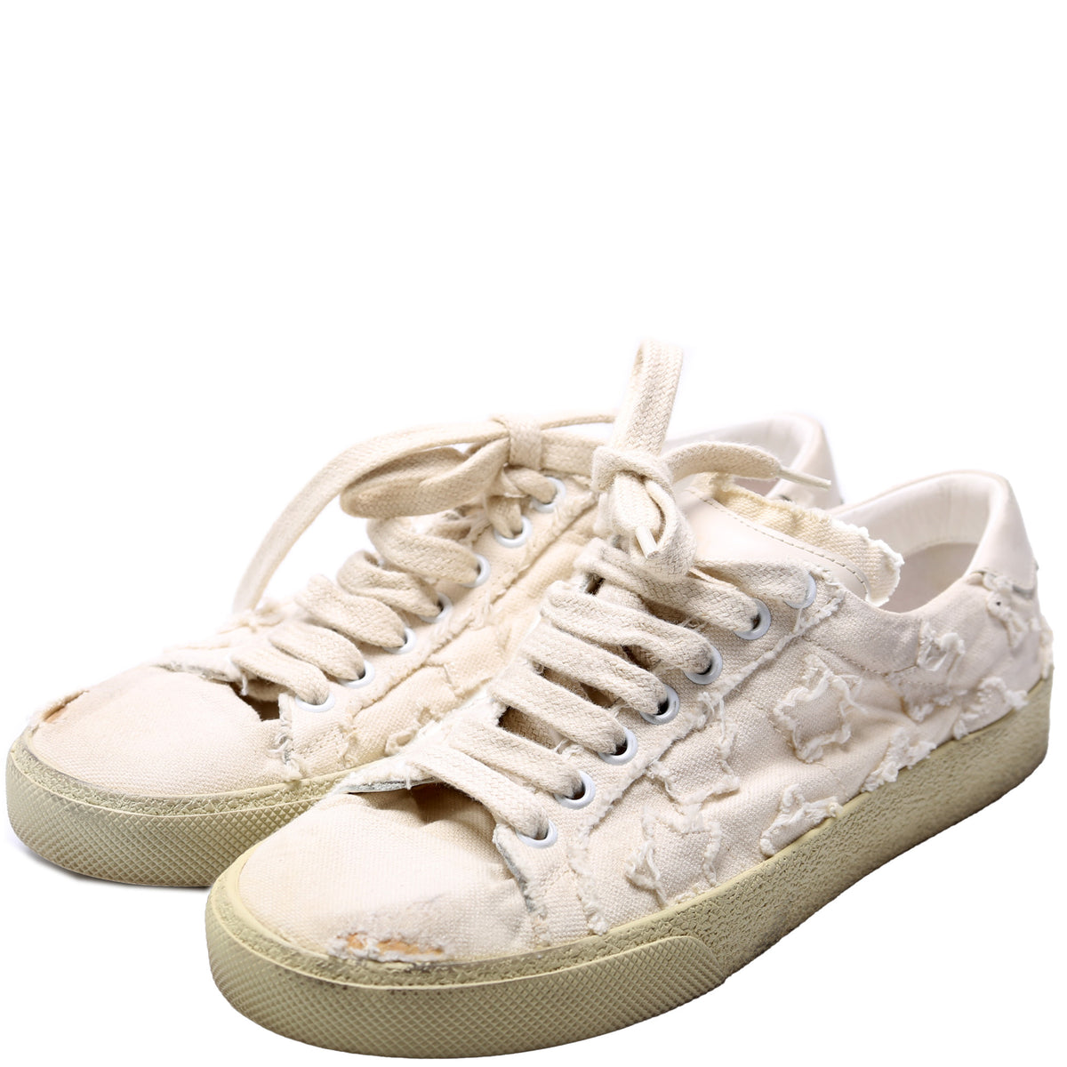 【関税負担】 SAINT LAURENT CANVAS SNEAKERS Small-776199GUZ009016_A.jpg?v=2