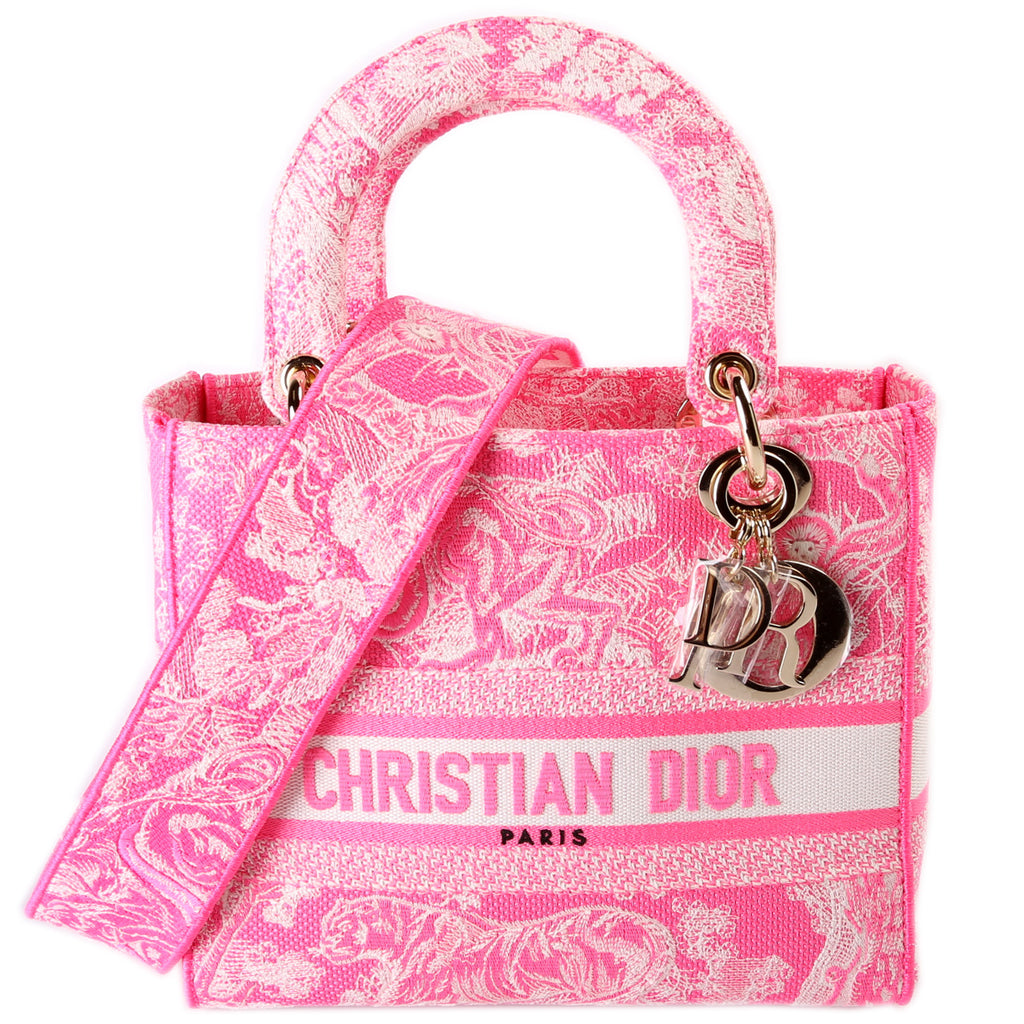 Dior♡Lady D-Liteミディアムバッグ Dior Lady D-Lite Medium Canvas Black | SACLÀB