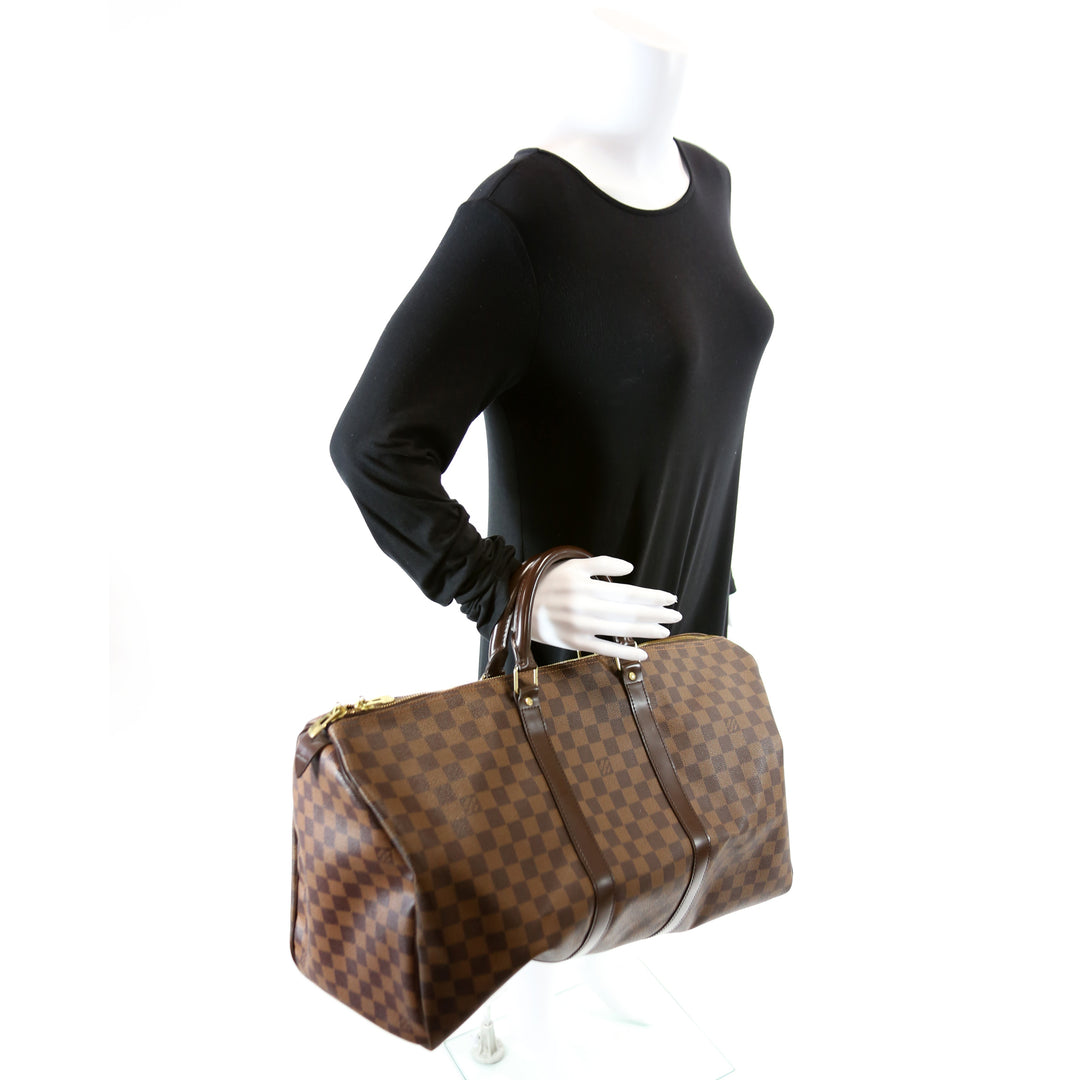 Keepall 50 Damier Ebene