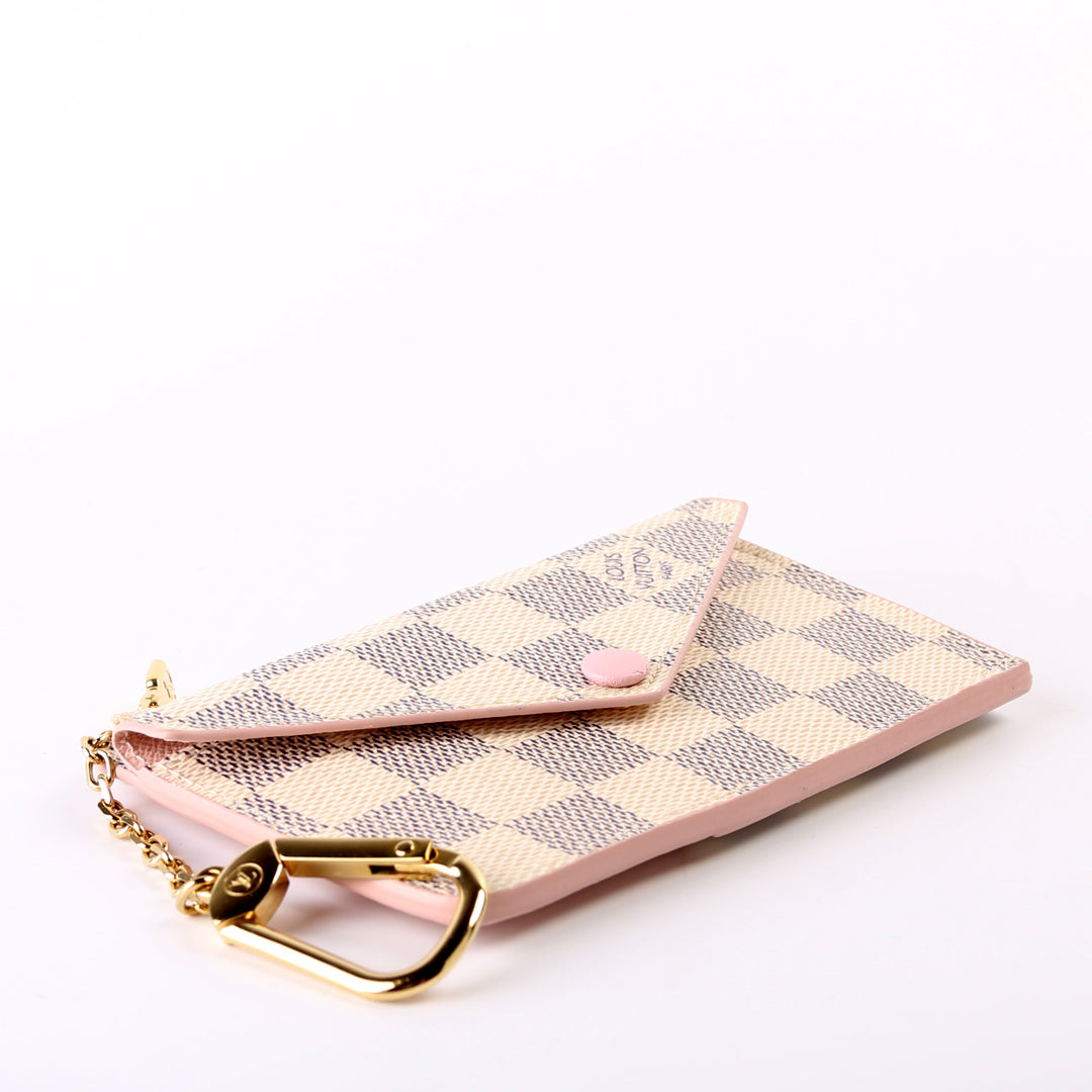 Card Holder Recto Verso Damier Azur