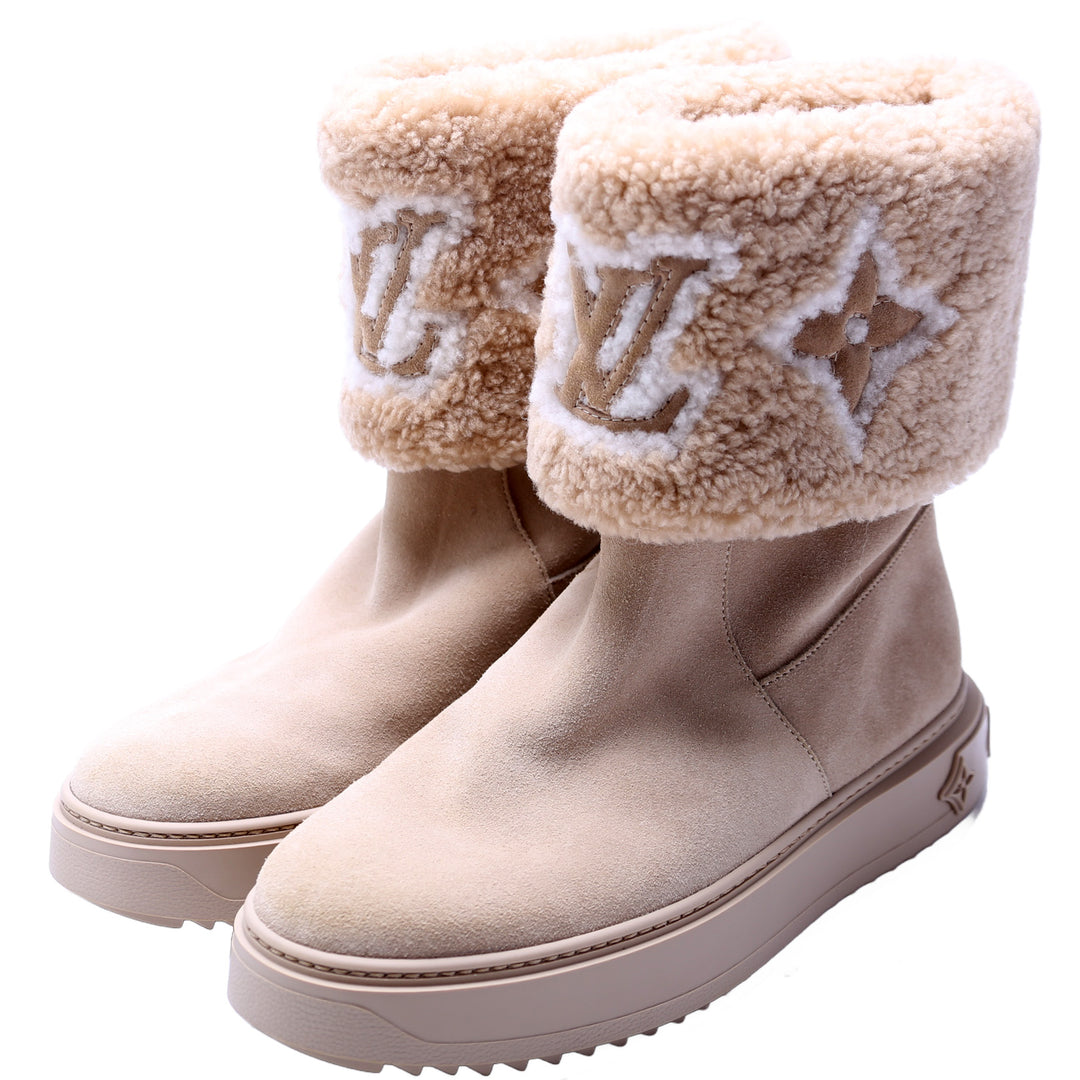 Womens Boots Louis Vuitton Snowdrop Flat Ankle Boot Louis Vuitton