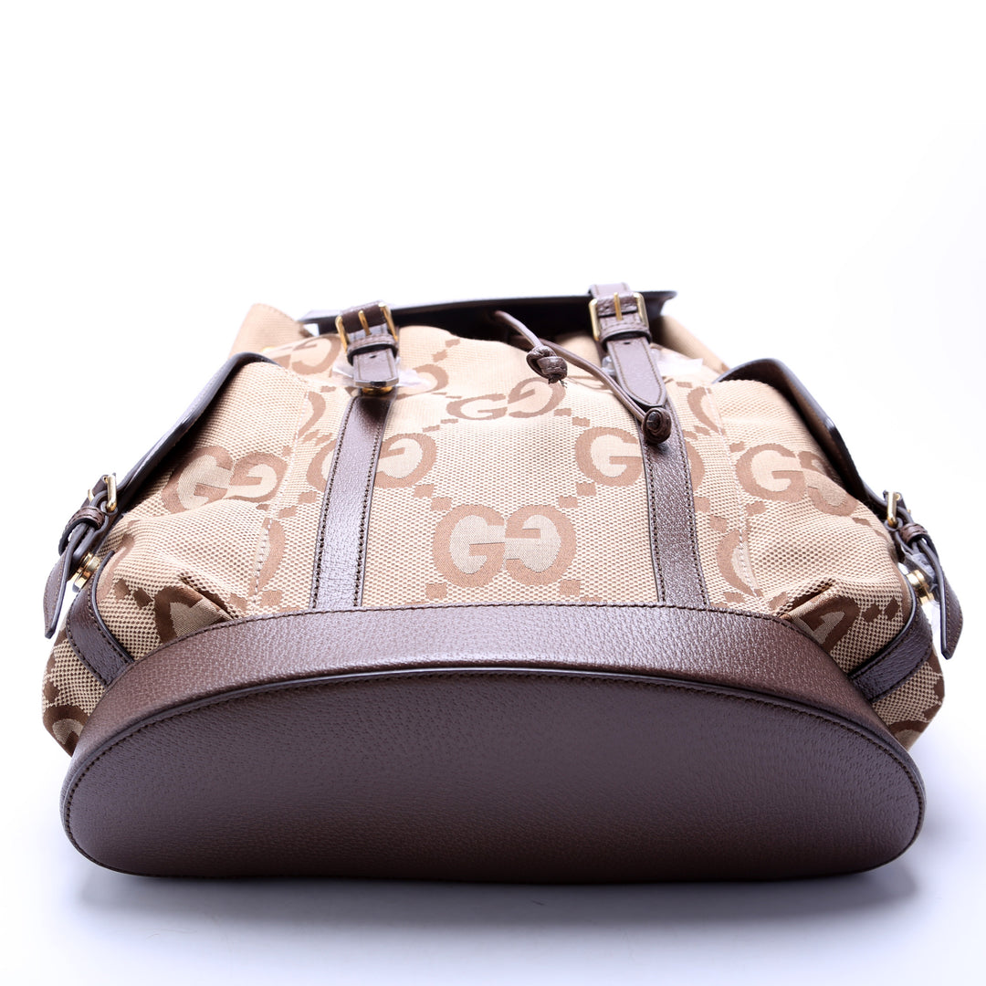 GG Jumbo Canvas Backpack 678829