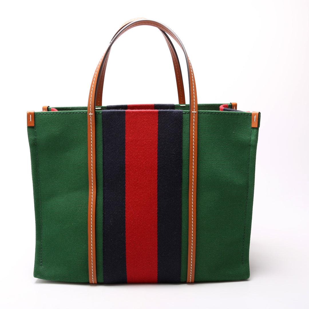 727721 Small Interlocking G Web Tote