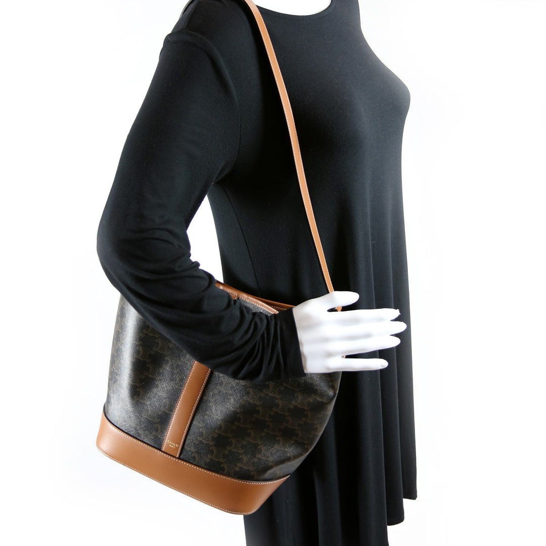 Triomphe Medium Bucket Bag