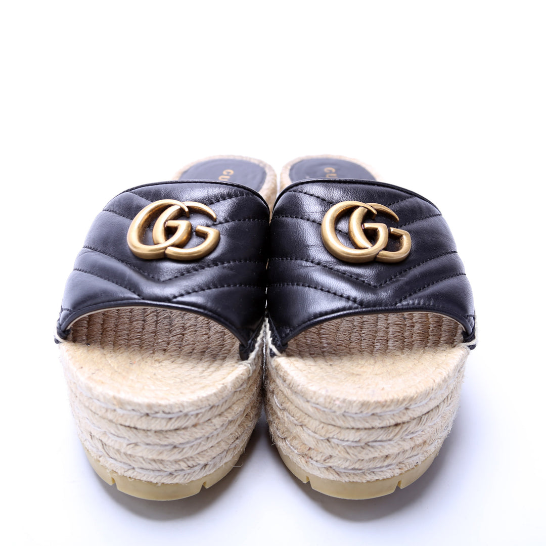 gucci pilar platform espadrille mule