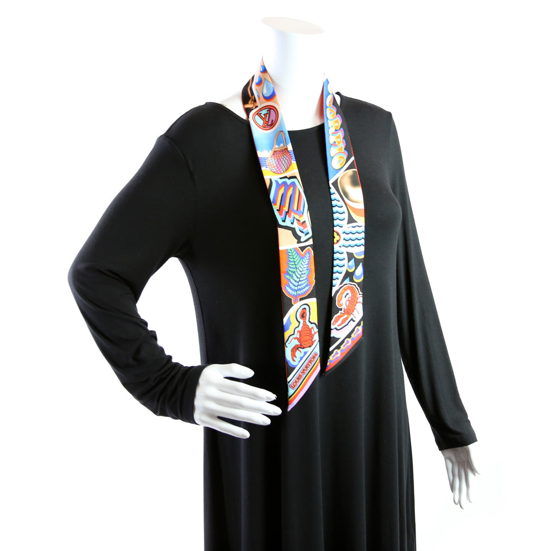 Astro Scorpio Bandeau Silk Scarf
