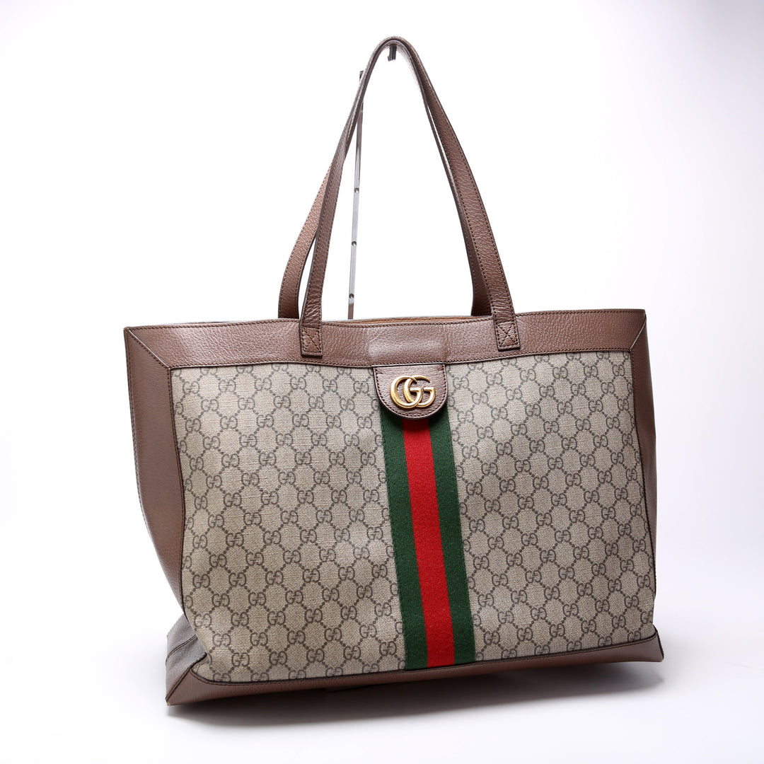 [美品] GUCCI トートバッグ 547947 Ophidia Soft GG Supreme Medium Tote