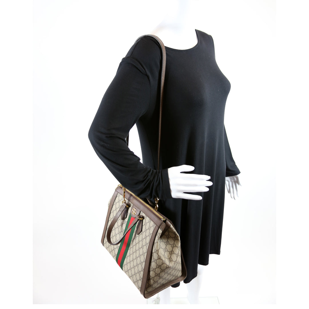 524537 Ophidia GG Medium Tote