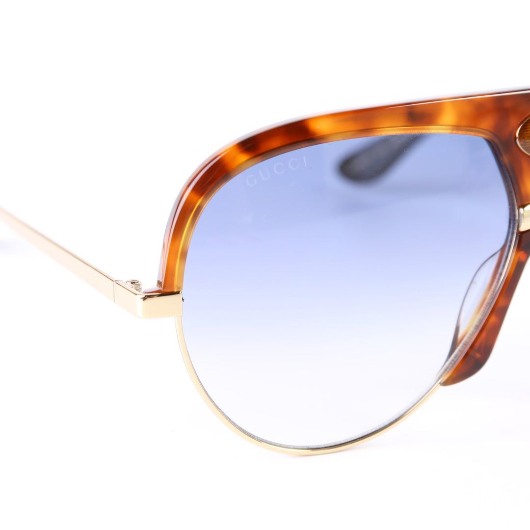GG GG0477S Interlocking G Aviator Sunglasses