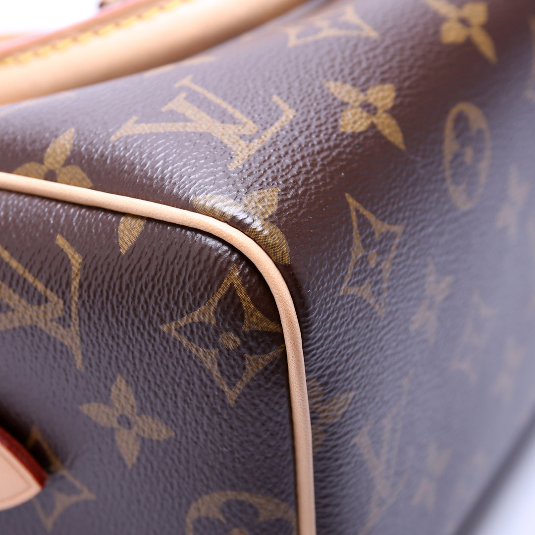 Speedy 20 Bandouliere With Canvas Strap Monogram