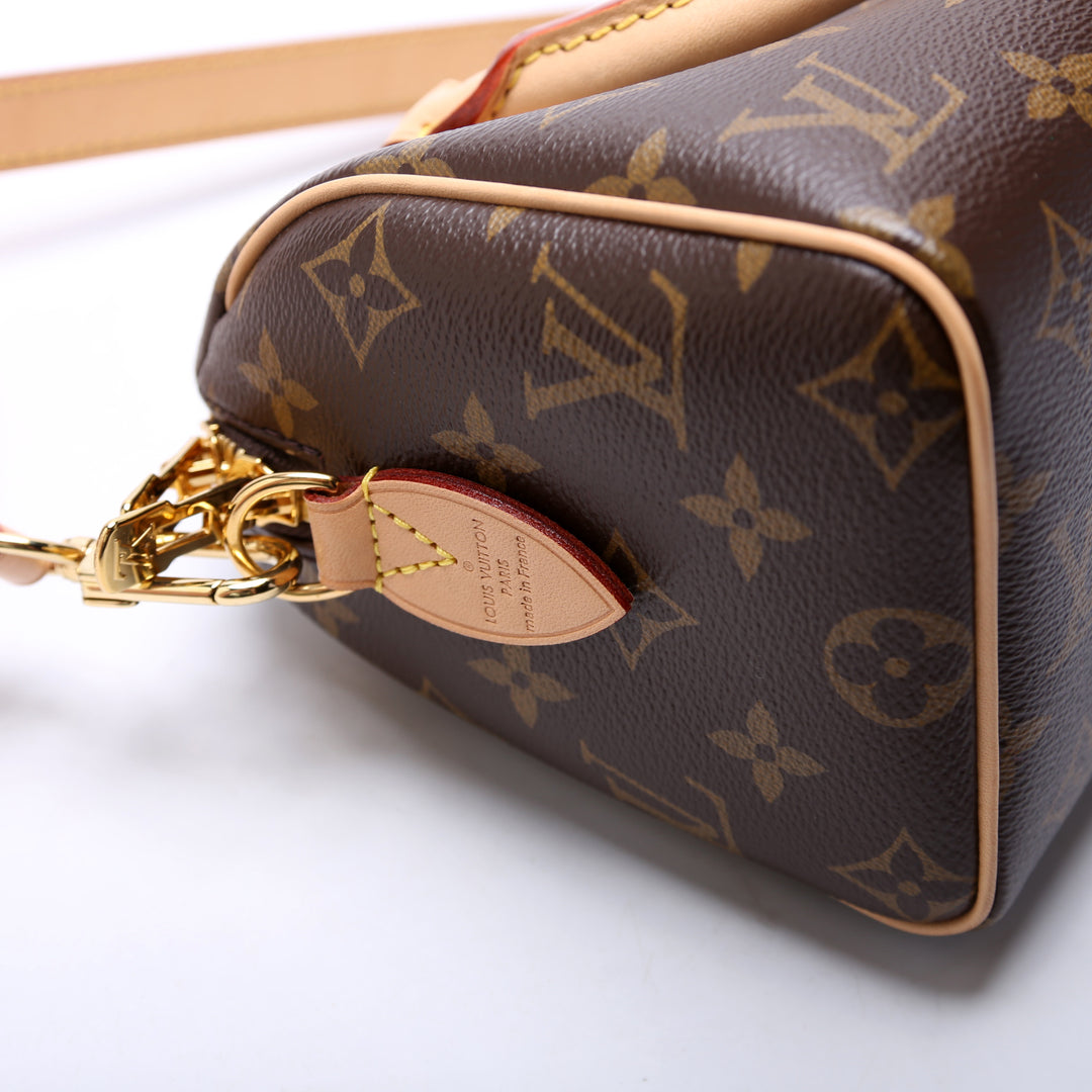 Speedy 20 Bandouliere With Canvas Strap Monogram