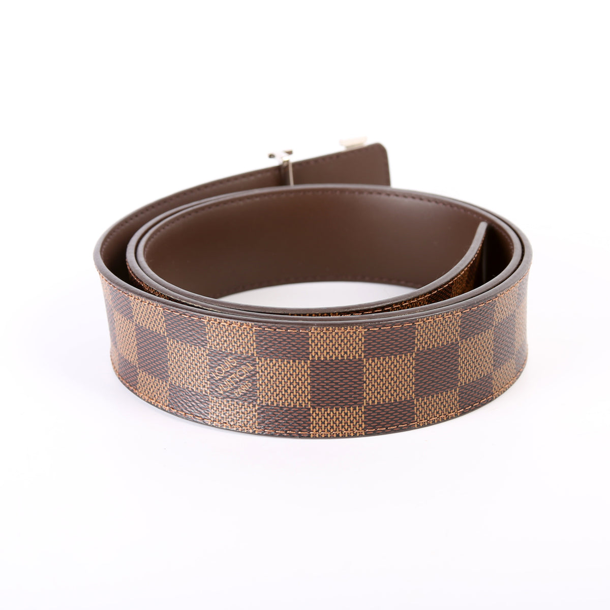 Louis Vuitton ベルト M9213 105/42 LV Initiales 40MM Reversible Damier Ebene/Leather Belt Size 105/42
