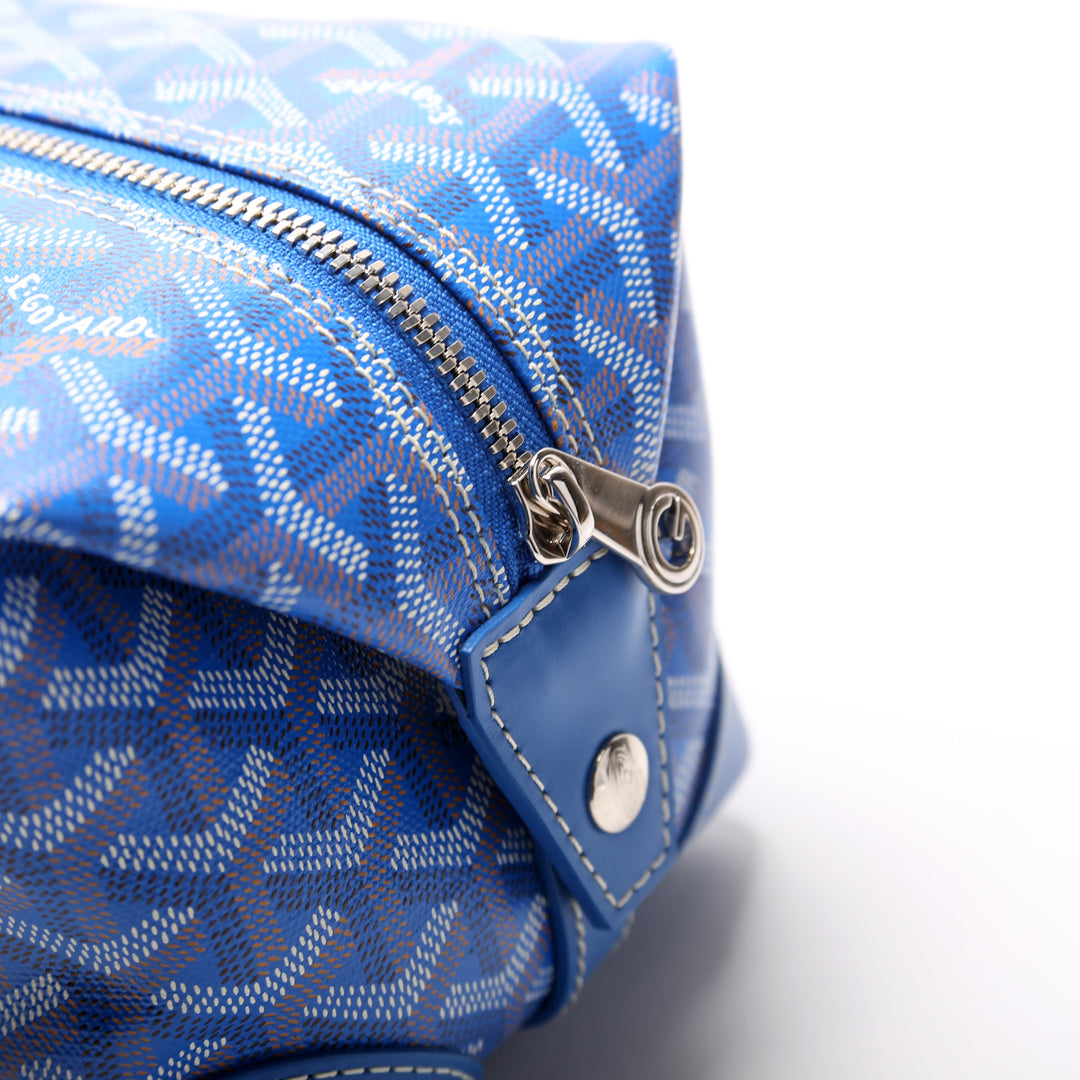 希少品 入手困難【GOYARD】Bowling 25 blue marine Toiletry Bag Goyard Bowling 25 Toiletry Bag