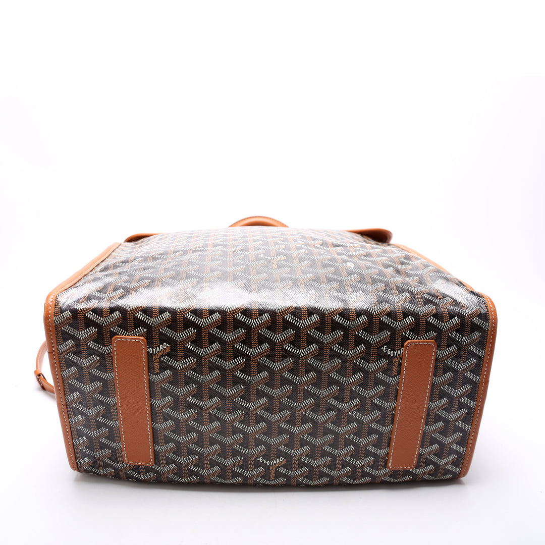 Goyard リュック・バックパック ブラウン/ベージュ L'alpin leather backpack Goyard Brown in Leather - 46624665
