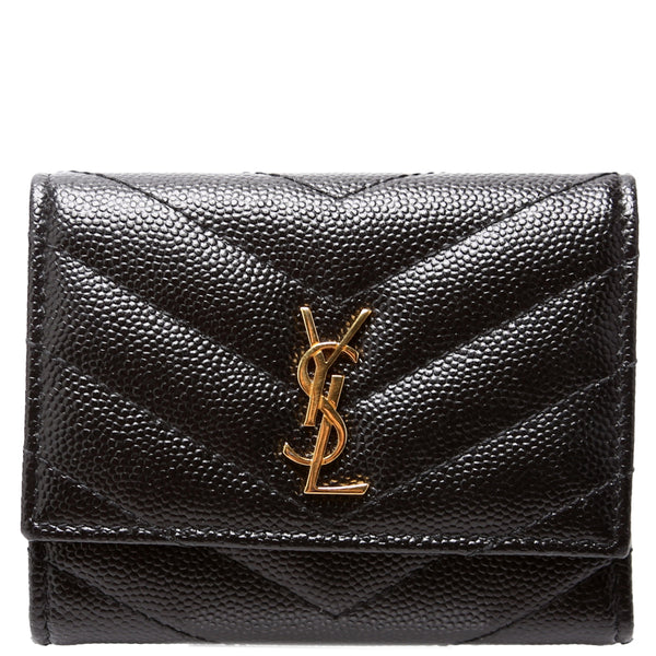 小物 SAINT LAURENT key CASE CASSANDRE MATELASSÉ key pouch in smooth leather | Saint